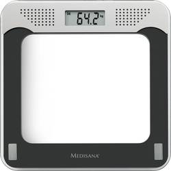 Medisana PS 425 Digitale Personenwaage 40448 Wägebereich (max.)=180 kg Schwarz, Grau, Glas Mit Sprachausgabe