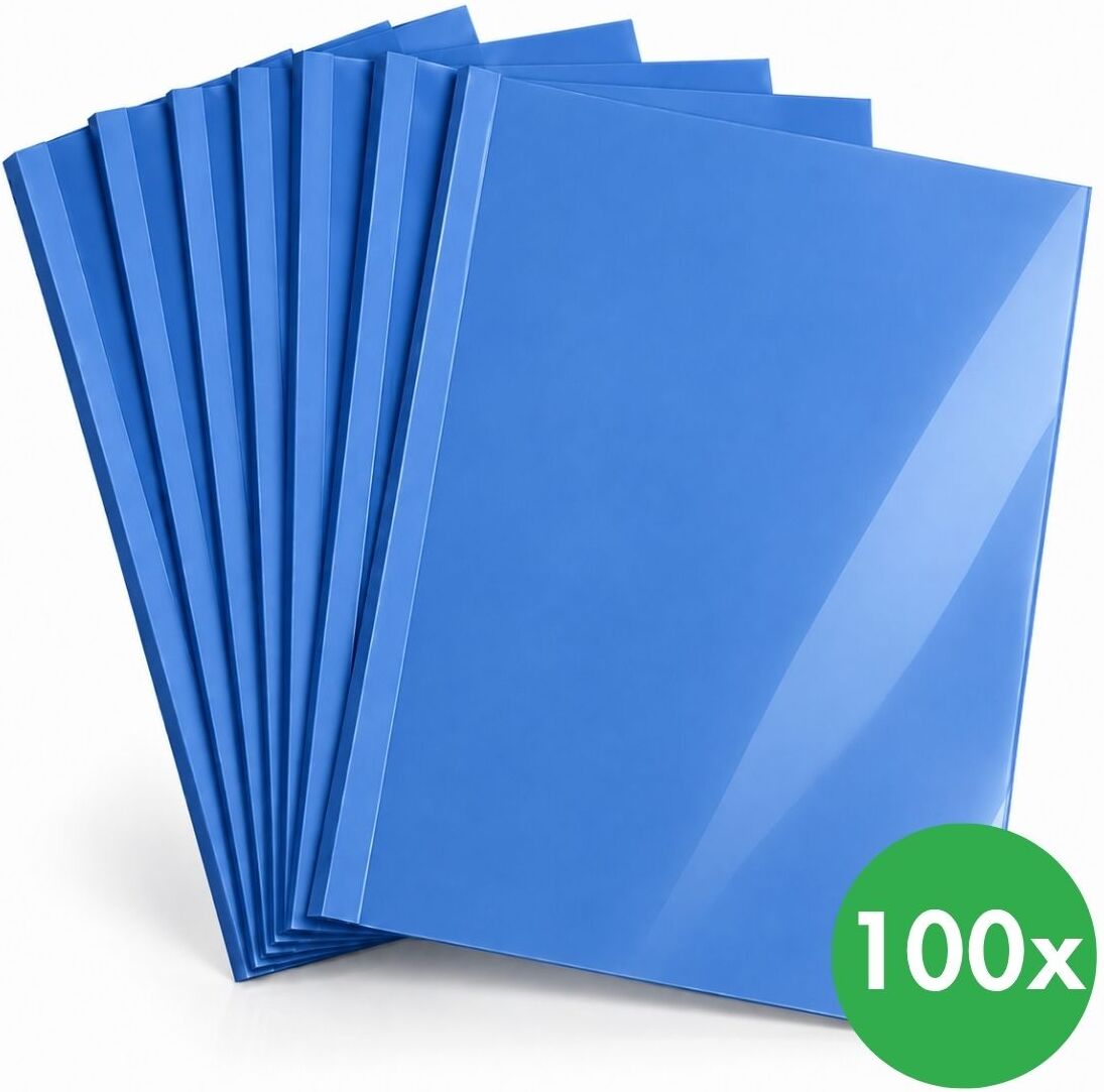 B2B Partner Umschläge für Thermobindung 3 mm, blau, Packung 100 Stück
