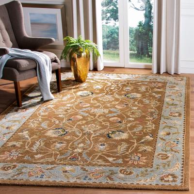 SAFAVIEH Handmade Bergama Tiney Oriental Hand-spun Wool Rug