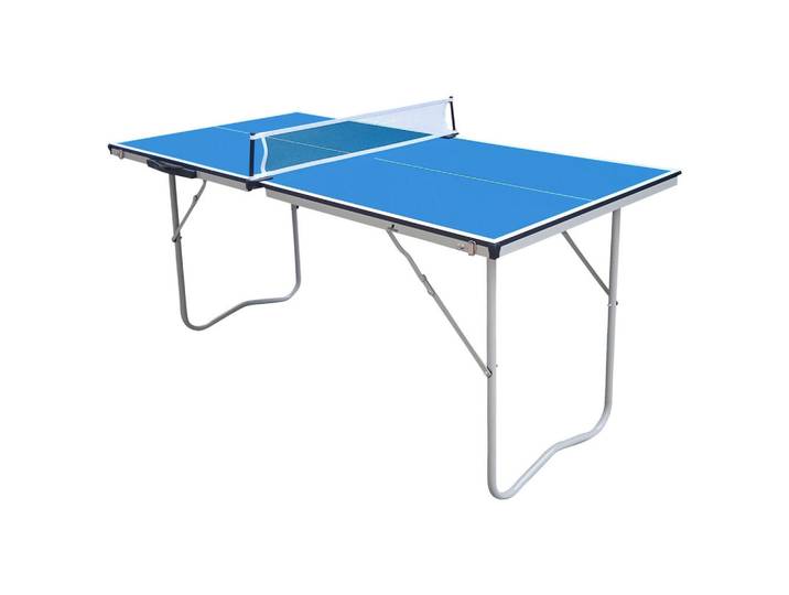 Tischtennistisch, Blau, Holz, Metall, 69x150x67 cm, Freizeit & Co, Spieltisch