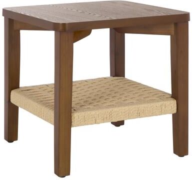 "SAFAVIEH Raki 19-Inch Wood Side Table, Scandinavian - 19"" W x 19"" D x 19"" H"