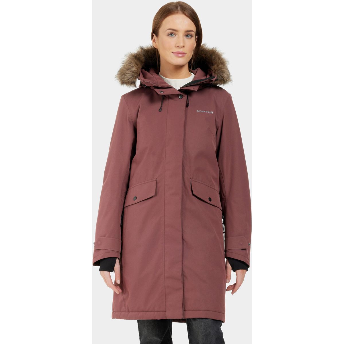 Didriksons Erika WNS Parka 3 old rust (147) 32 504303147-32
