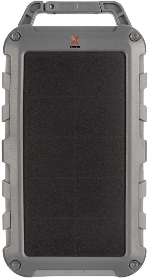 Xtorm Fuel Series (FS405) Solar Charger Powerbank 20W - 10000mAh - 2 x USB-A QC 3.0/ 1 x USB-C PD - Grå