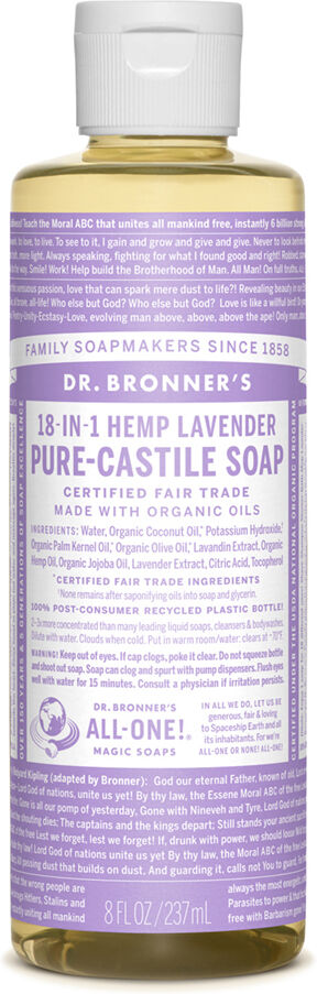 Dr. Bronner's Lavender Liquid Soap 237 ml