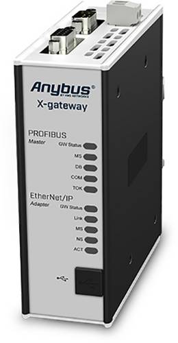 Anybus AB7800 PROFIBUS DP-V0 Master/EtherNet/IP Slave Gateway 24 V/DC 1St.