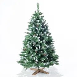 Künstlicher Weihnachtsbaum mit Dekoschnee 180cm