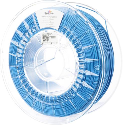 Spectrum Filaments 80745 PET-G/PTFE Filament PETG/PTFE chemisch beständig 1.75mm 1000g Light Blue, Blau 1St.