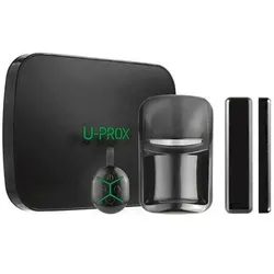 U-Proxx, Einbruchschutz + Alarmanlage, AUP-MPX-LE-KF-KIT-BK Funk-Alarm- zentr.-Set 250 ML inkl. PIR-Bewegungsm.