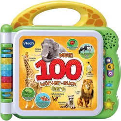 VTech Mein 100-Wörter-Buch: Tiere (Deutsch, Englisch, 2 - 5 Jahre)