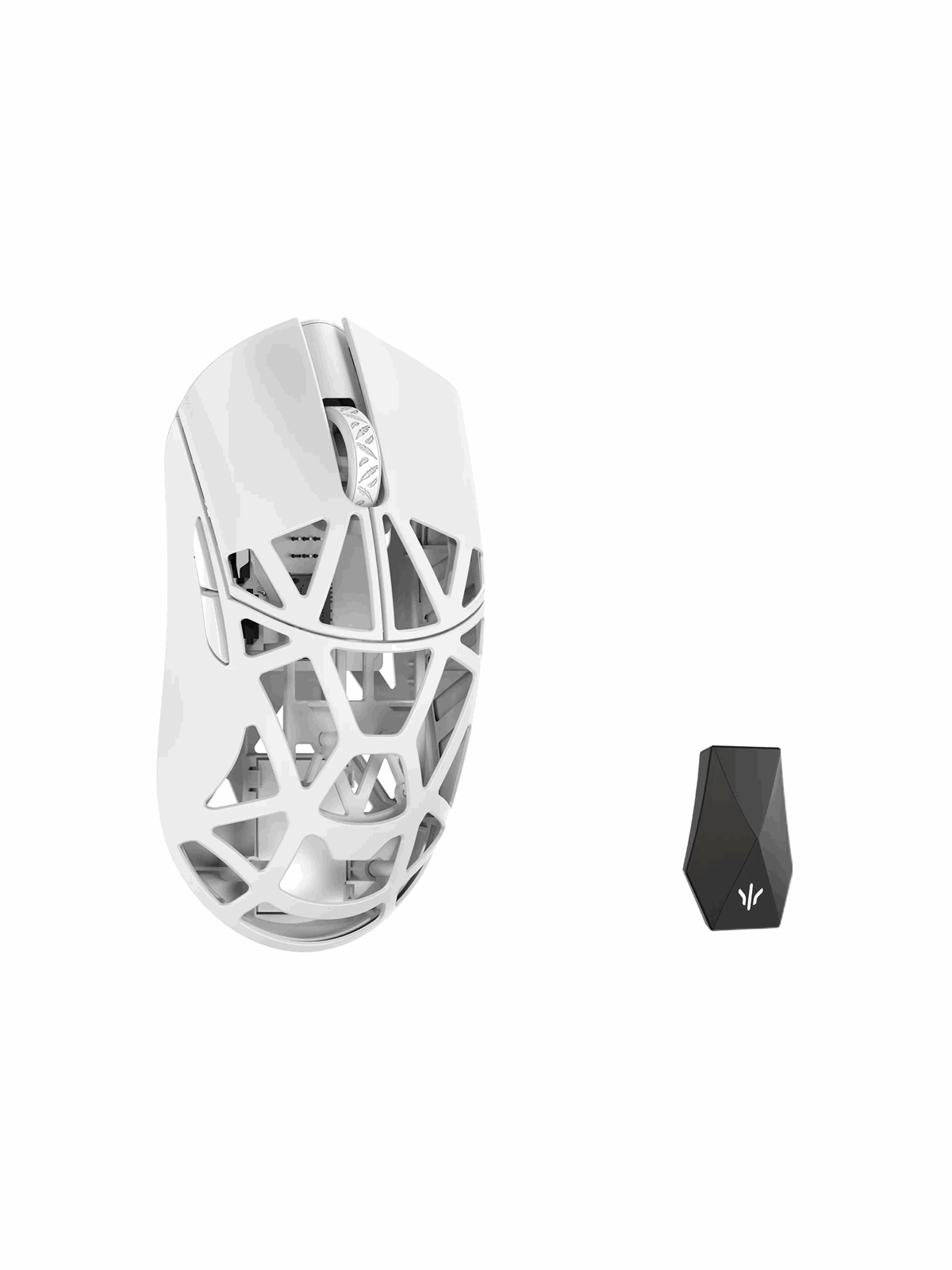 WLMouse Beast X Max (Solid Side + Omron) / Wireless 8K / Magnesium - Gaming Maus (Weiß)