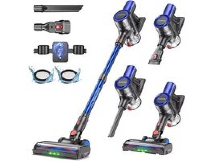 Aspirateur sans fil - MIHTROV - 450W 55 kPa - Portable - Sans fil (batterie rechargeable) - Bleu