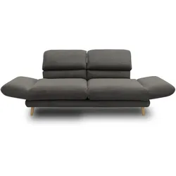 Domo 2-Sitzer »Malaga« - 180x98x92cm - dunkelgrau -