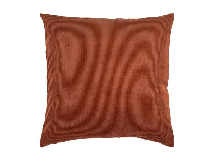 Dekokissen PAD Casual , braun (rust, unifarben), B:50cm L:50cm, Polyacryl, Polyester, Dekokissen_Sitzkissen_Kissenhüllen, Dekokissen, Made in Europe