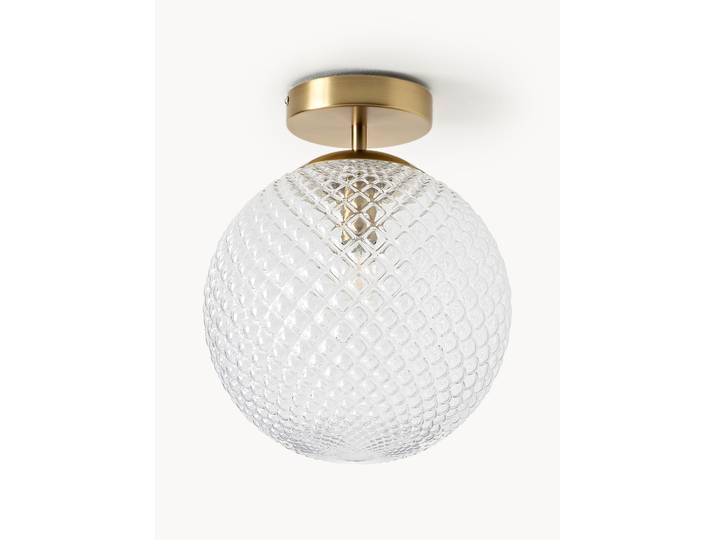 Kleine plafondlamp Lorna van glas