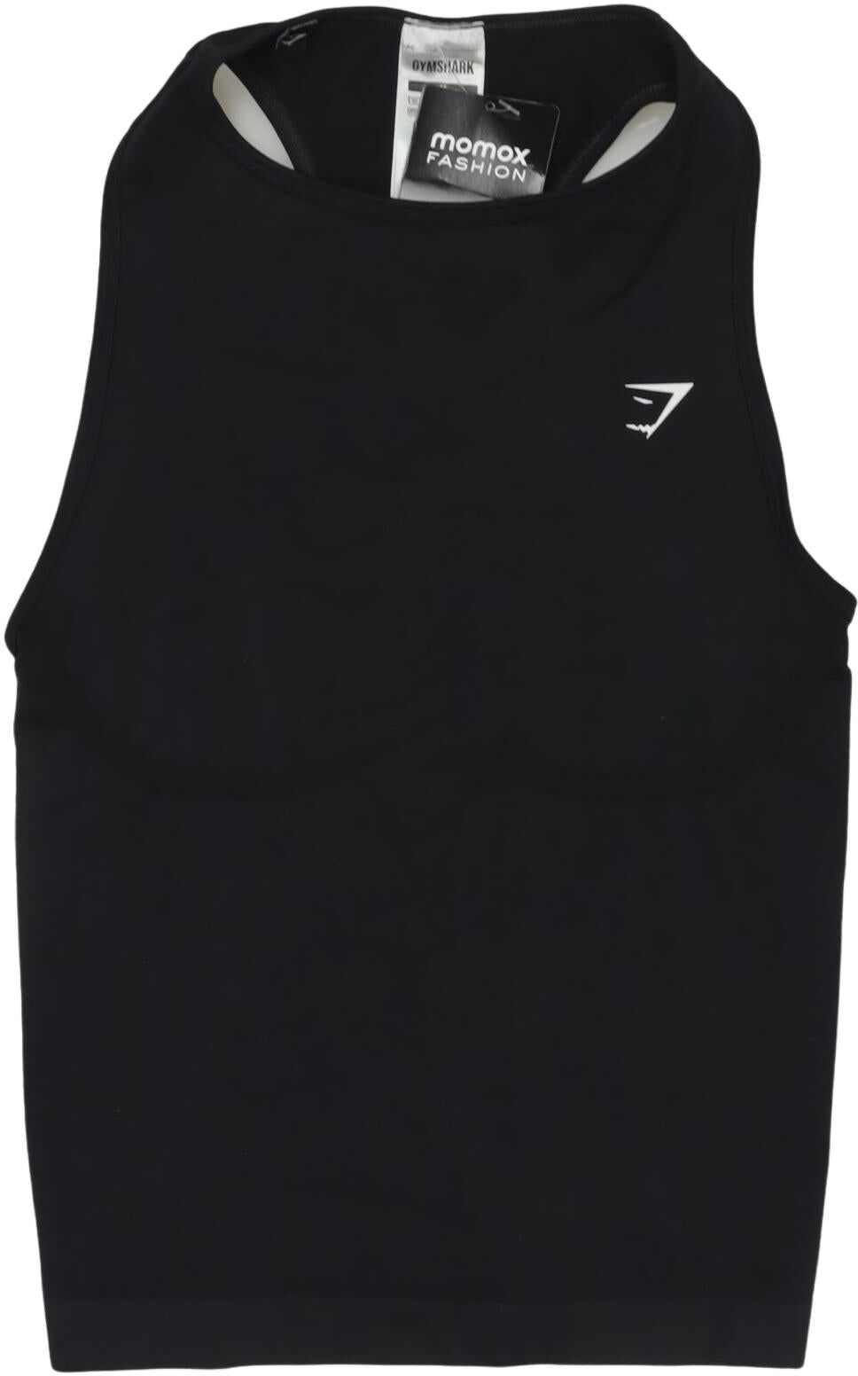 Gymshark Damen Top, Schwarz, Gr. M, Synthetik / Elasthan - Second Hand