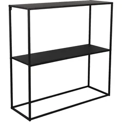 Konsolentisch DROP BAILEE (BHT 80x80x27 cm) - schwarz - BHT 80x80x27 cm