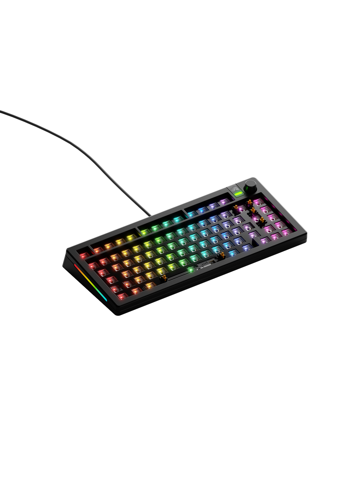 Glorious GMMK 3 75% - Barebone ISO - Gaming Tastatur (TKL) - 75% - Schwarz