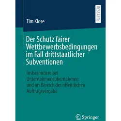 Klose:Der Schutz fairer Wettbewerbsbedi, Fachbücher von Tim Klose