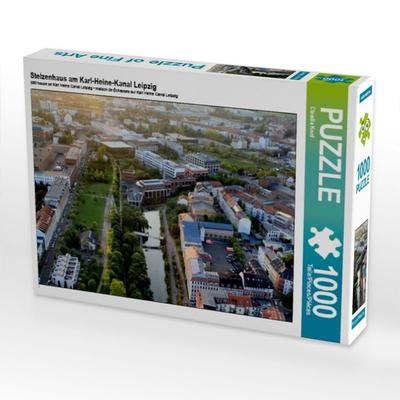 CALVENDO Puzzle Stelzenhaus am Karl-Heine-Kanal Leipzig | 1000 Teile Lege-Größe 64x48cm Foto-Puzzle für glückliche Stunden