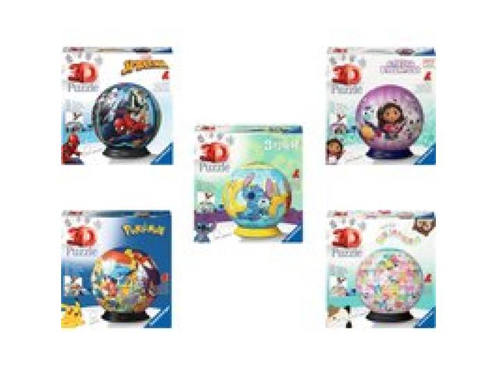 RAVENSBURGER Puzzle-Ball 3D, env. Ø 190 cm, 73 pièces.
