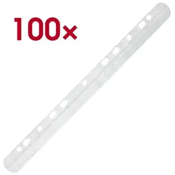 Expro Klemmschienen »G-Clip« 100 Stück transparent