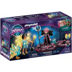 Playmobil Crystal Fairy und Bat Fairy mit Seelentieren (70803, Playmobil Ayuma)