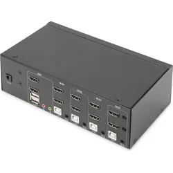 Digitus DS-12883, KVM Switch, Schwarz