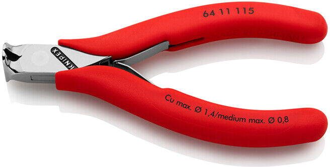 Pinces coupantes de devant pour l’électronique Knipex (64 11 115)