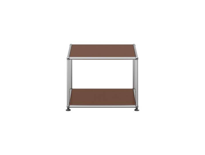 USM Haller Ablagetisch M22 braun offen T 523 cm 52.3x39x52.3