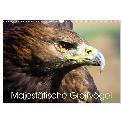 Majestätische Greifvögel (Wandkalender 2027 DIN A3 quer), CALVENDO Monatskalender