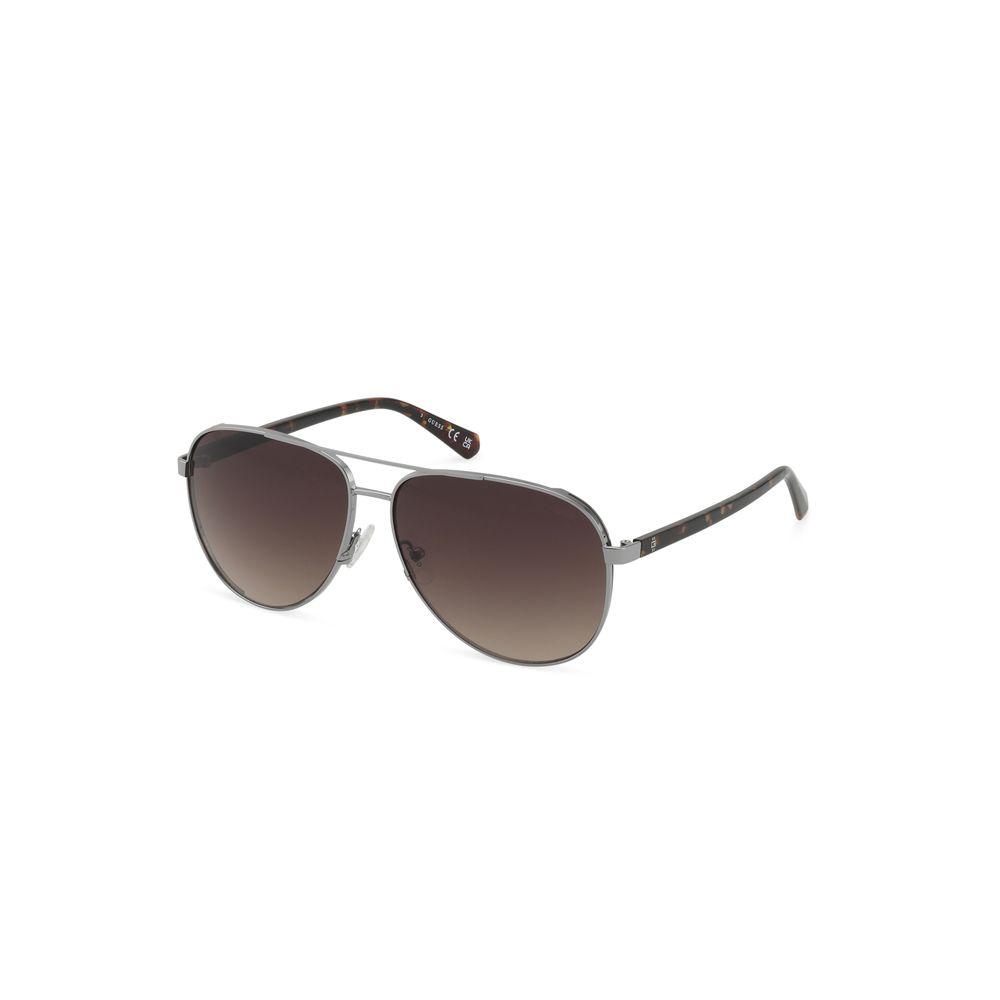 Graue Metallsonnenbrille