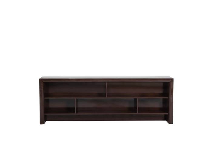 Xlmoebel TV-Schrank Brauner TV-Schrank aus Holz mit fünf Regalfächern von XLMOEBEL (1-St., TV-Schrank, 5 Regalfächer) Made in Europa