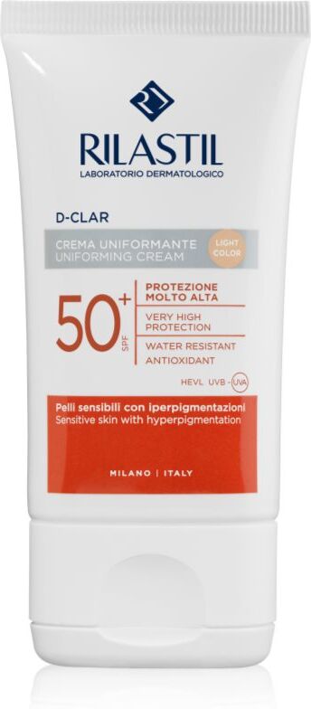 Rilastil D-Clar crème teintée protectrice anti-taches pigmentaires SPF 50+ teinte Light 40 ml