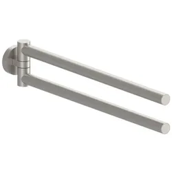 Herzbach Living Handtuchhalter 36.818500.1.14 zweiteilig, 340mm, Wandmontage, Edelstahlfinish