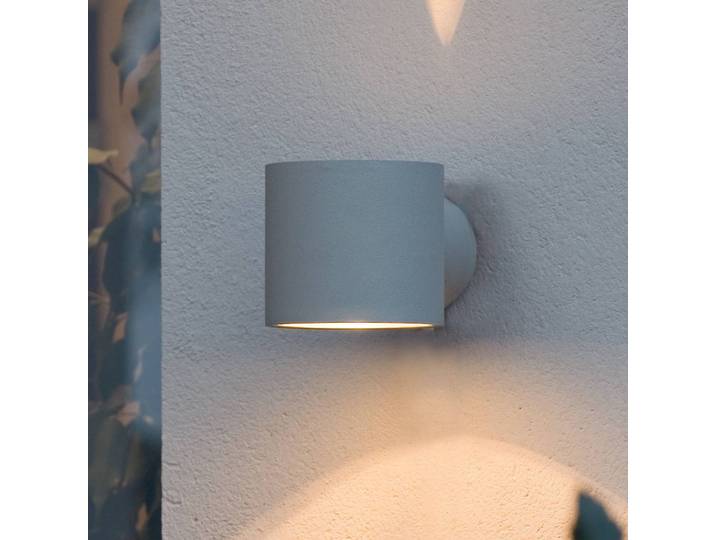 Konstsmide Aussenwandleuchte MODENA, alu / grau / zink, Aluminium, Modern, Wandleuchte außen