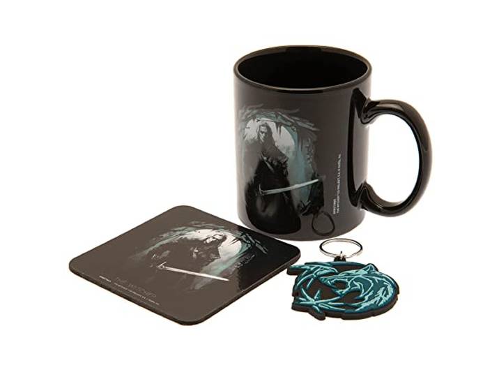 The Witcher, GERALT OF RIVIA, GERALT'S MEDALLION SLEUTELHANGER Mok, Keramiek