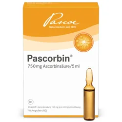 Pascorbin Ascorbinsäure 750mg/5ml 10X5 ml
