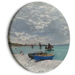 RUNDES BILD Blau 60/60 cm