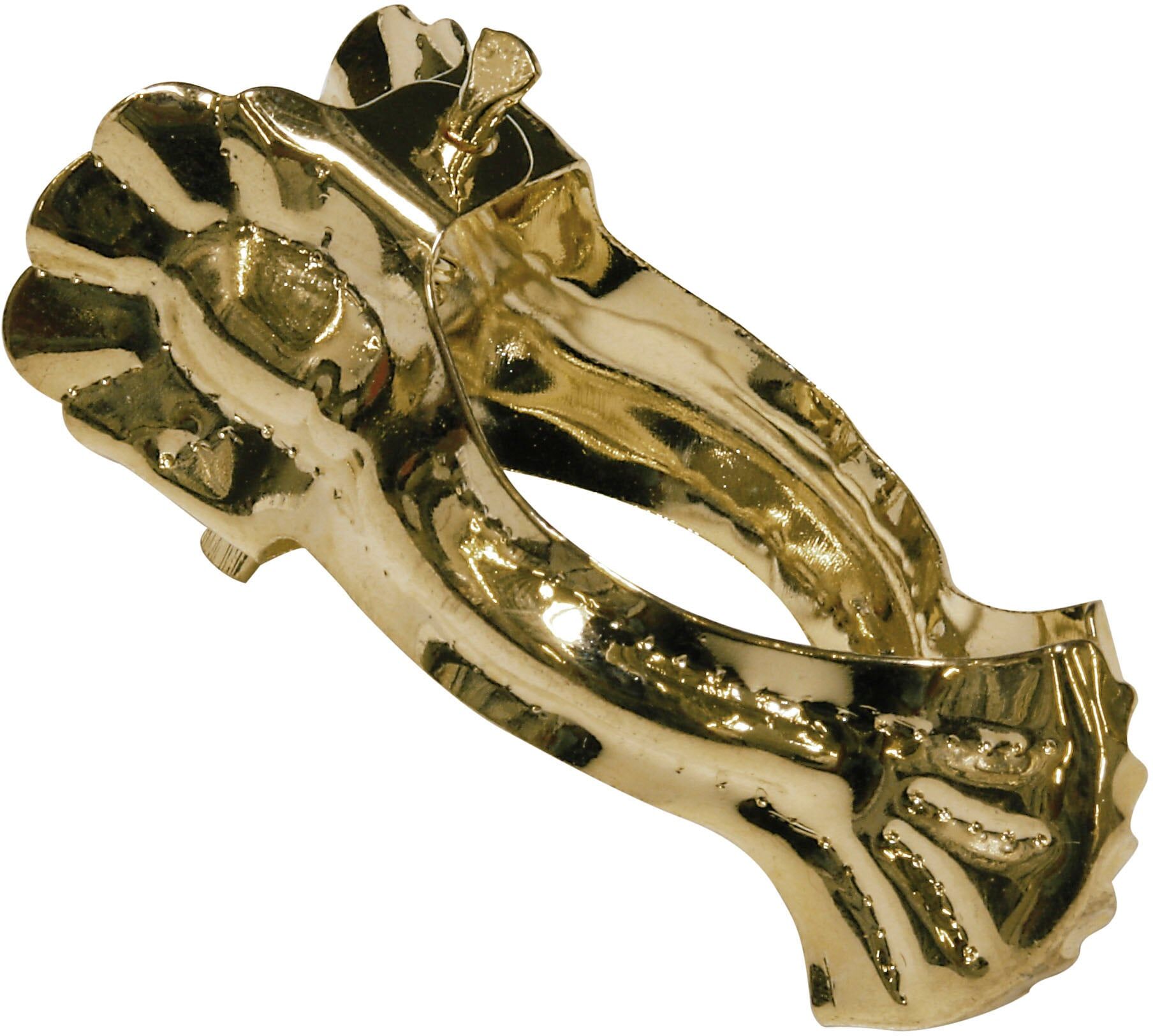 Dekoklammer für Raffhalter GARDINIA "Donauklammer" Gr. 1, grau (messingfarben), L:15cm, Raffhalter, Dekoklammer für Raffhalter, für Dekorationen von Stoffe