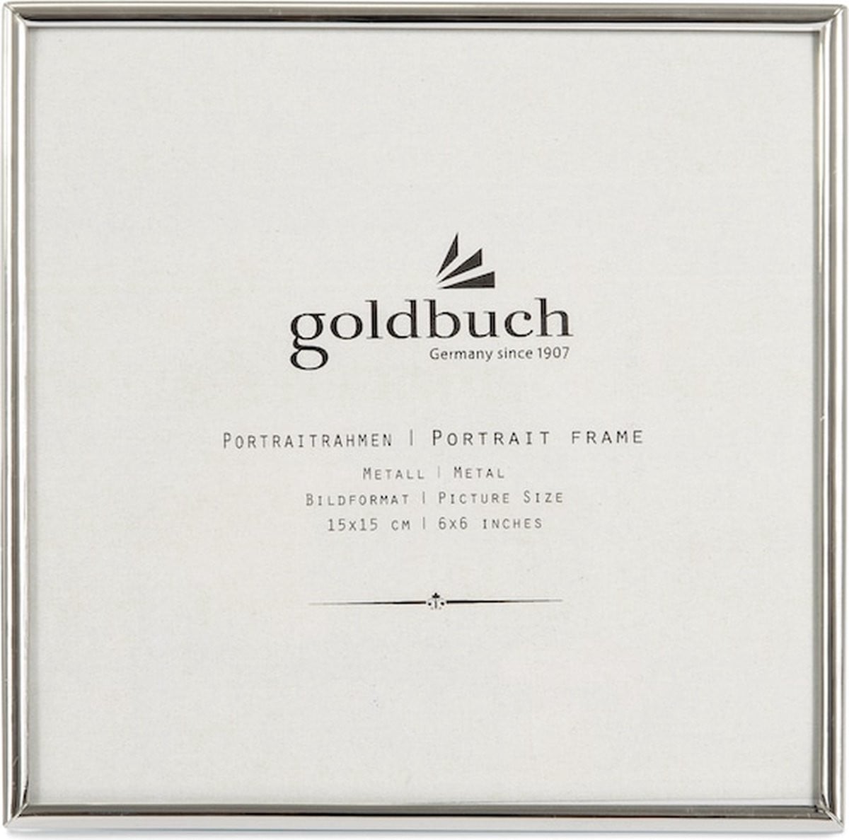Goldbuch Fotolijst Fine Classic Zilver 15x15 cm