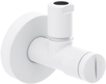 Herzbach Deep White Design-Eckventil 23.954780.1.07 1/2"x3/8", weiß matt