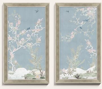 "Morning Flight Framed Art - Print II, 50"" x 27"" - Ballard Designs"