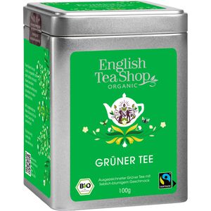 EnglishTeaShop Tee Grüner Tee, in der Dose, BIO, Grüner Tee aus Sri Lanka, fairtrade, loser Tee, 100 g