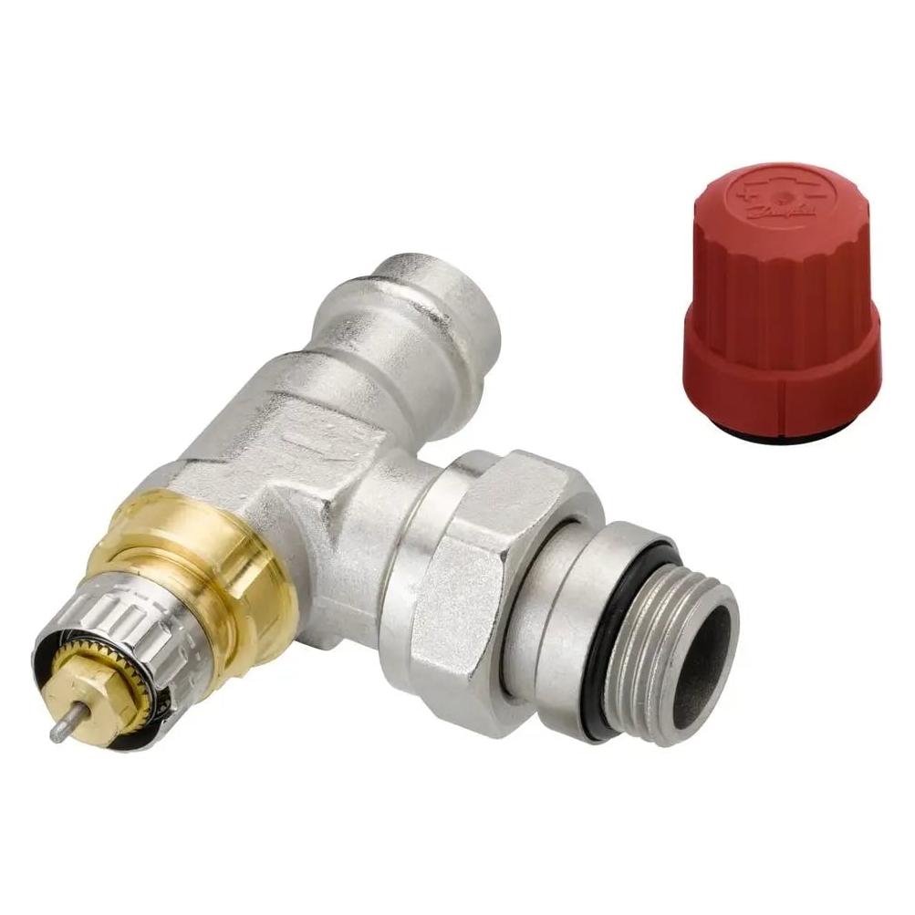 Danfoss RA-N press fit 15mm - vinkel Radiatorventil 013G3237 (013G3237)