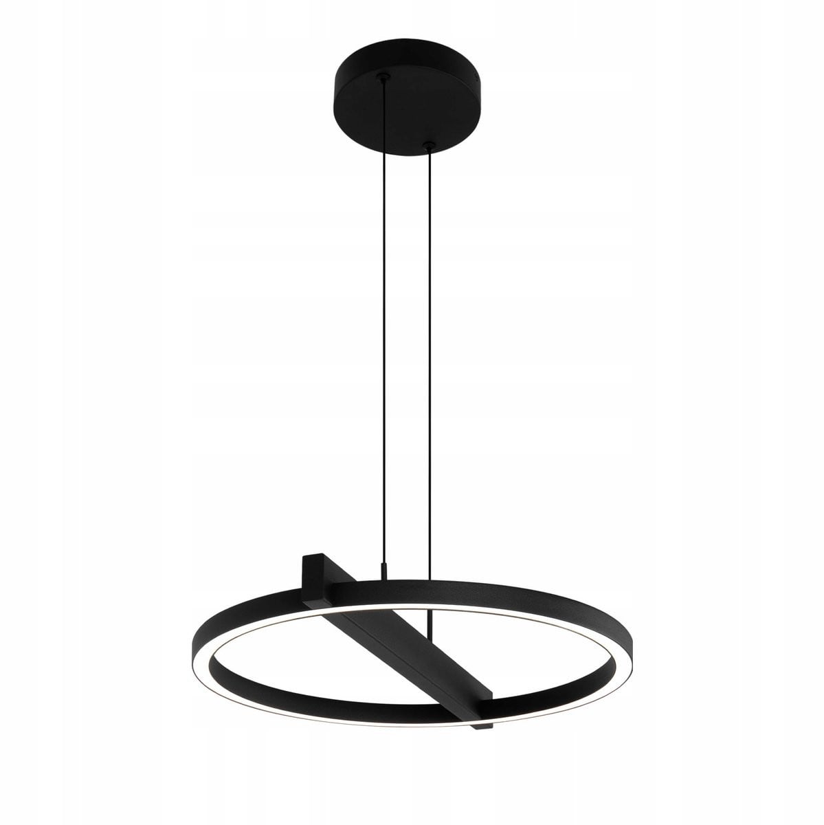 Moderne zwarte LED plafondlamp met verstelbare kleurtemperatuur