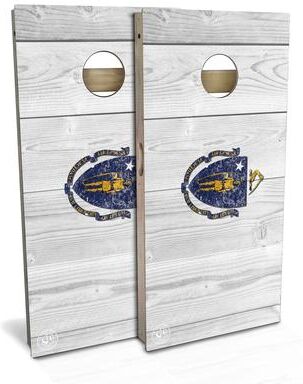 Skip's Garage Massachusetts Cornhole Boards - Includes Wraps or Boards plus More