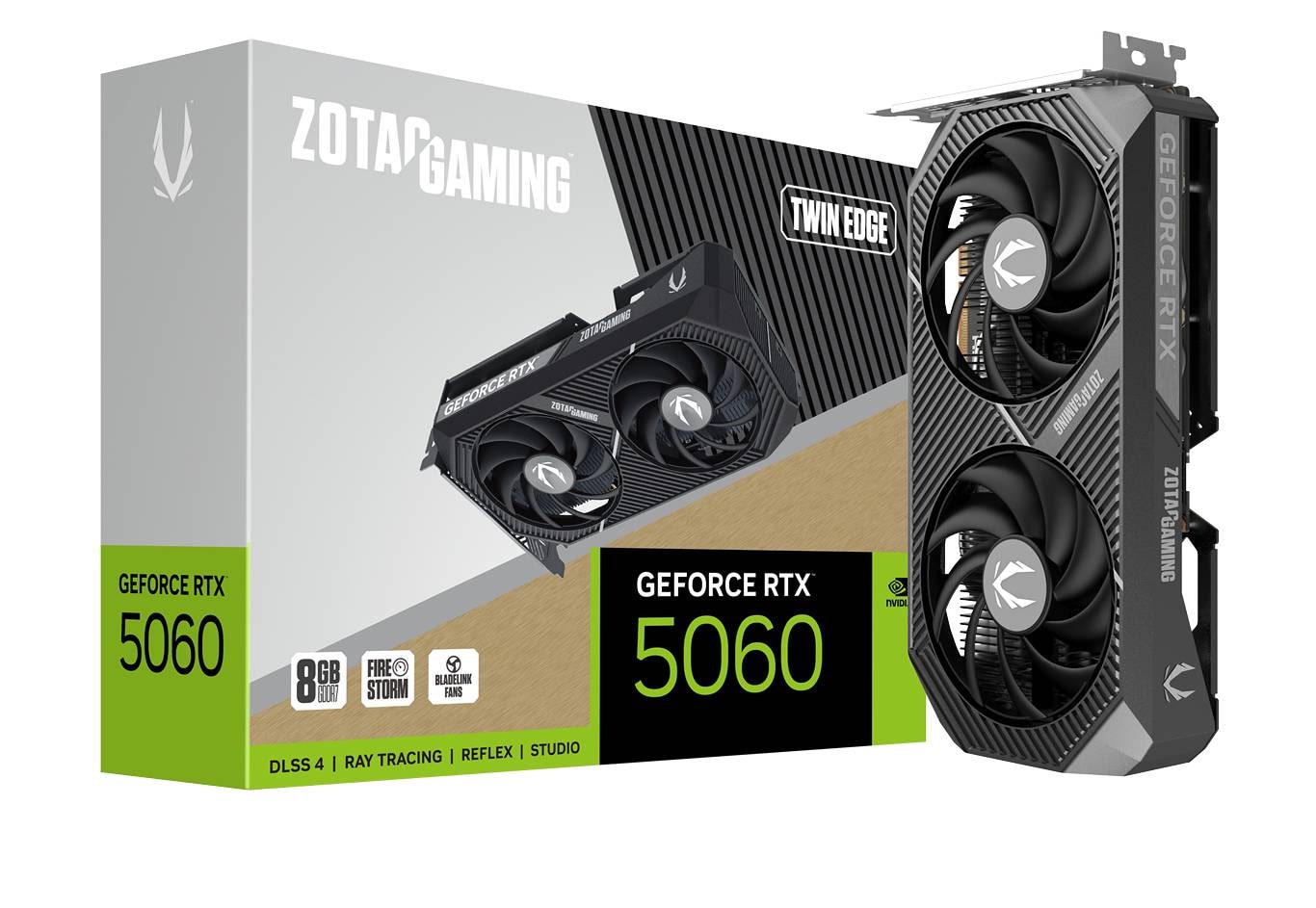 ZOTAC GAMING GeForce RTX 5060 Twin Edge Grafikkarte 8 GB