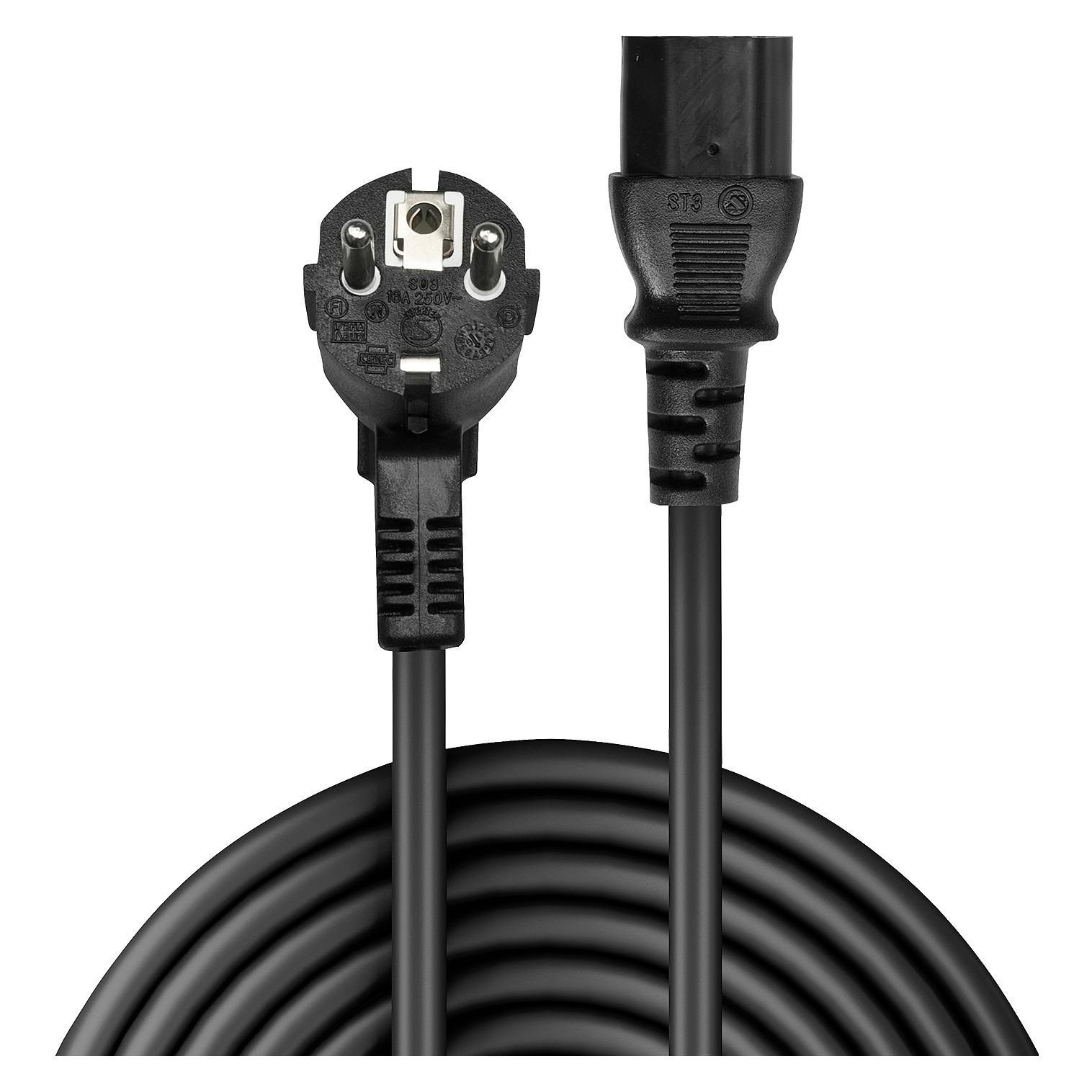 Lindy 0,7m IEC-Extension Cable (0.70 m) (30334)