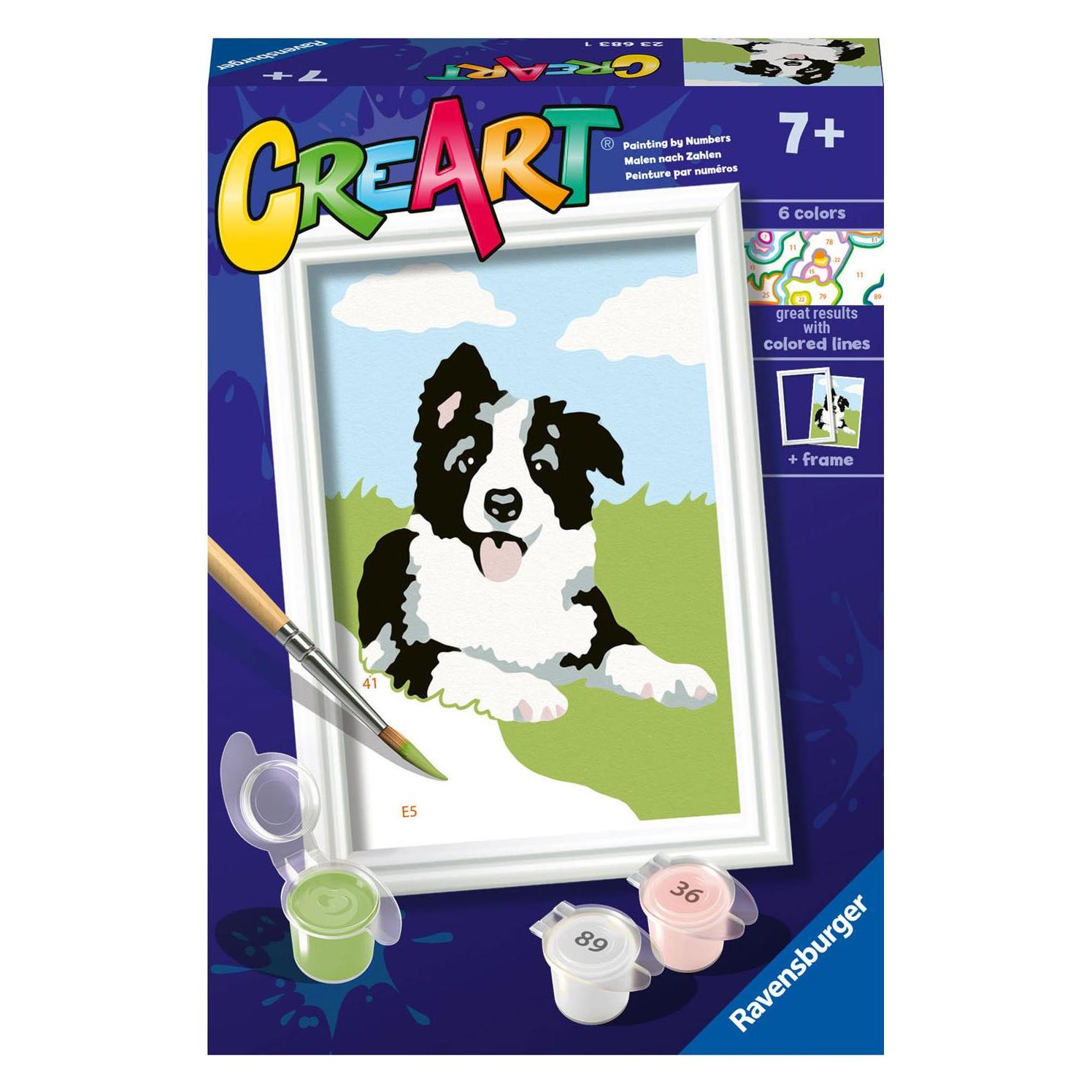 Ravensburger Malen nach Zahlen - Border Collie Welpe (23683)
