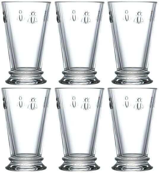 La Rochere Bee Long Drink Glass 310ml Set of 6
